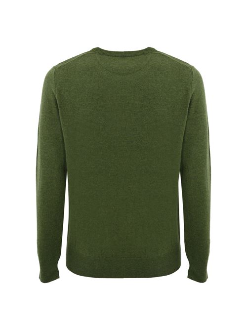 Maglione in lana con pony verde POLO RALPH LAUREN | 710 876714017